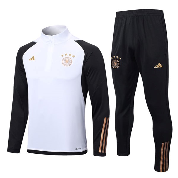 Sudadera De Training Alemania 2022-2023 Blanco Negro